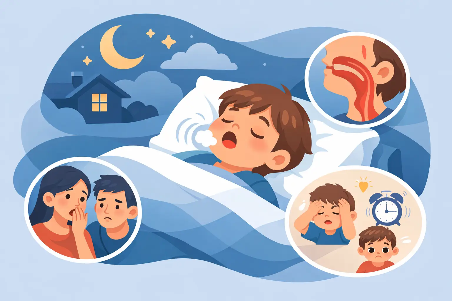 Apneia do sono em crianças e seus sinais
