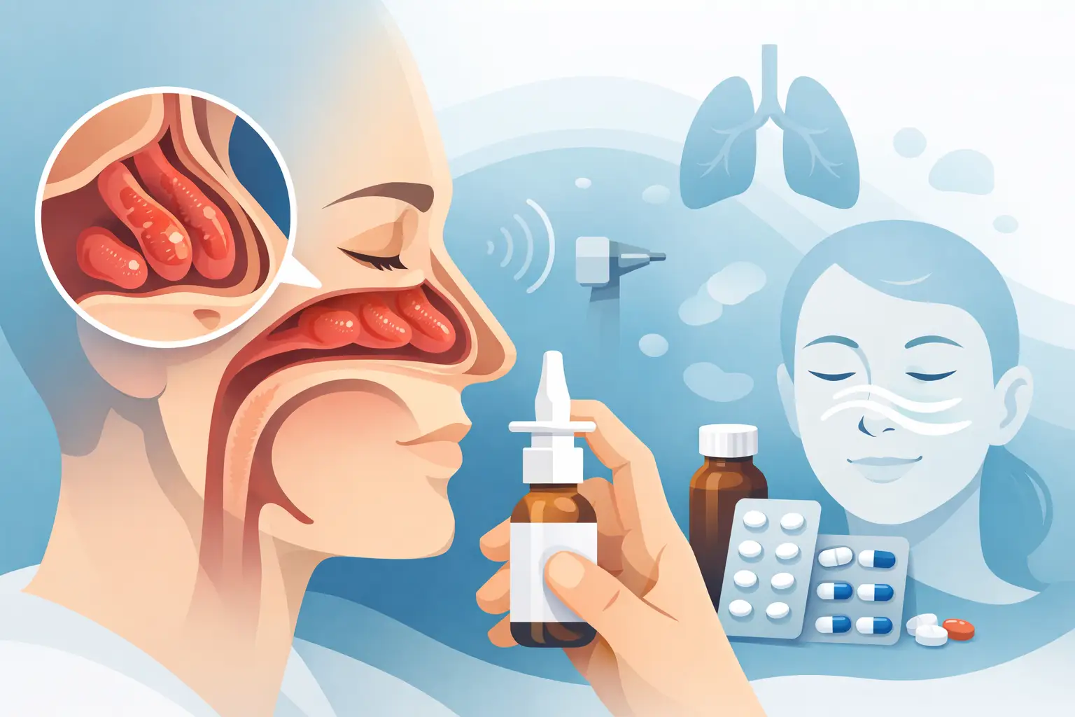 Hipertrofia de cornetos: tratamento e alívio
