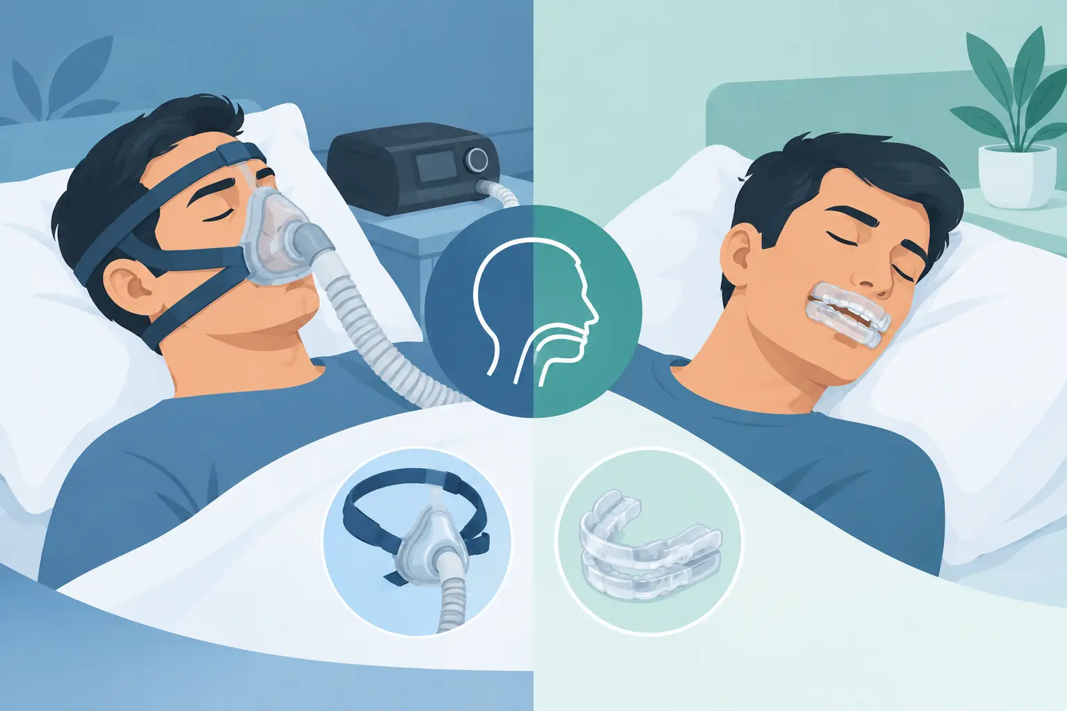 CPAP versus aparelho intraoral para apneia